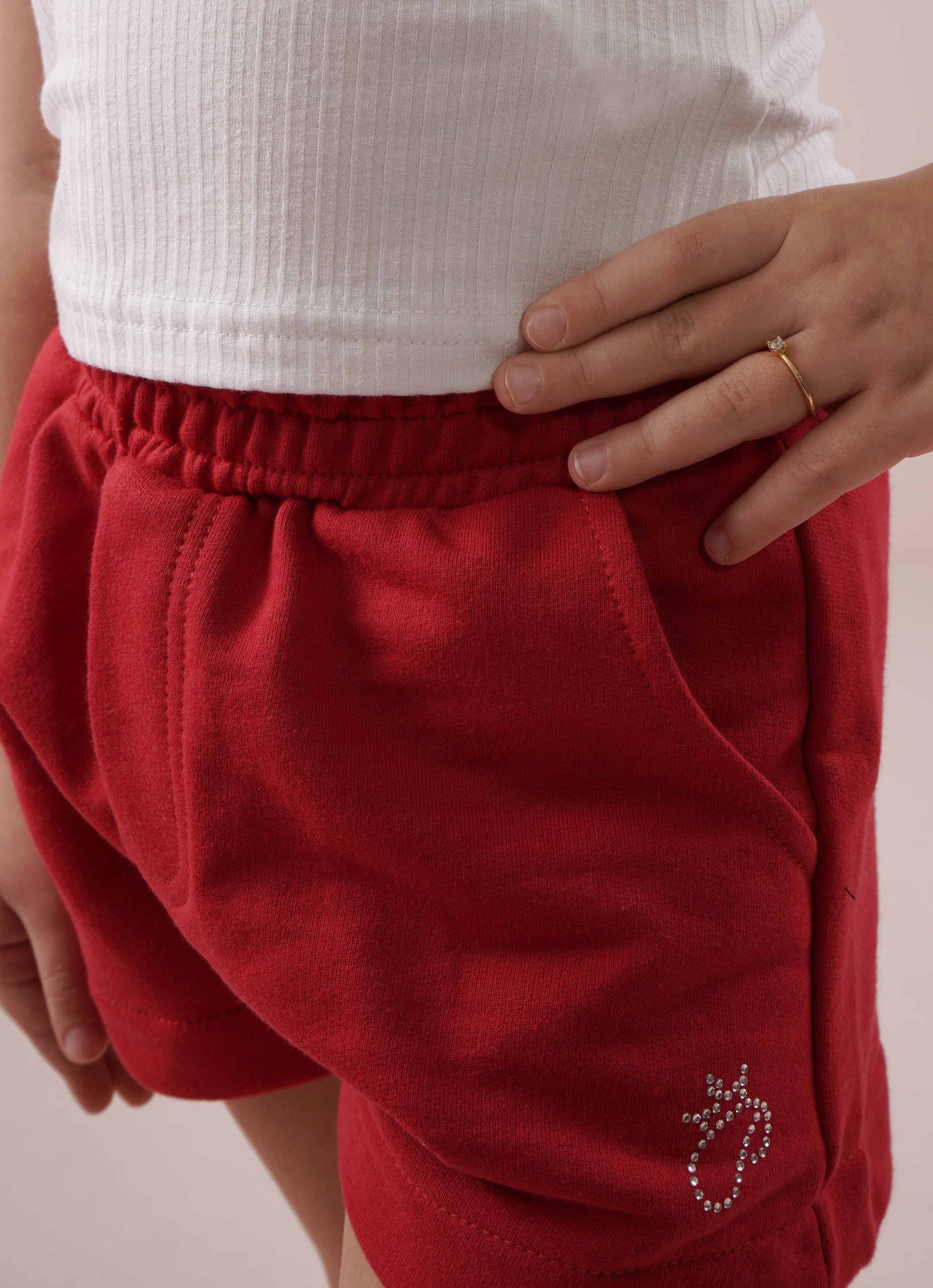 Short Moletom Cristal