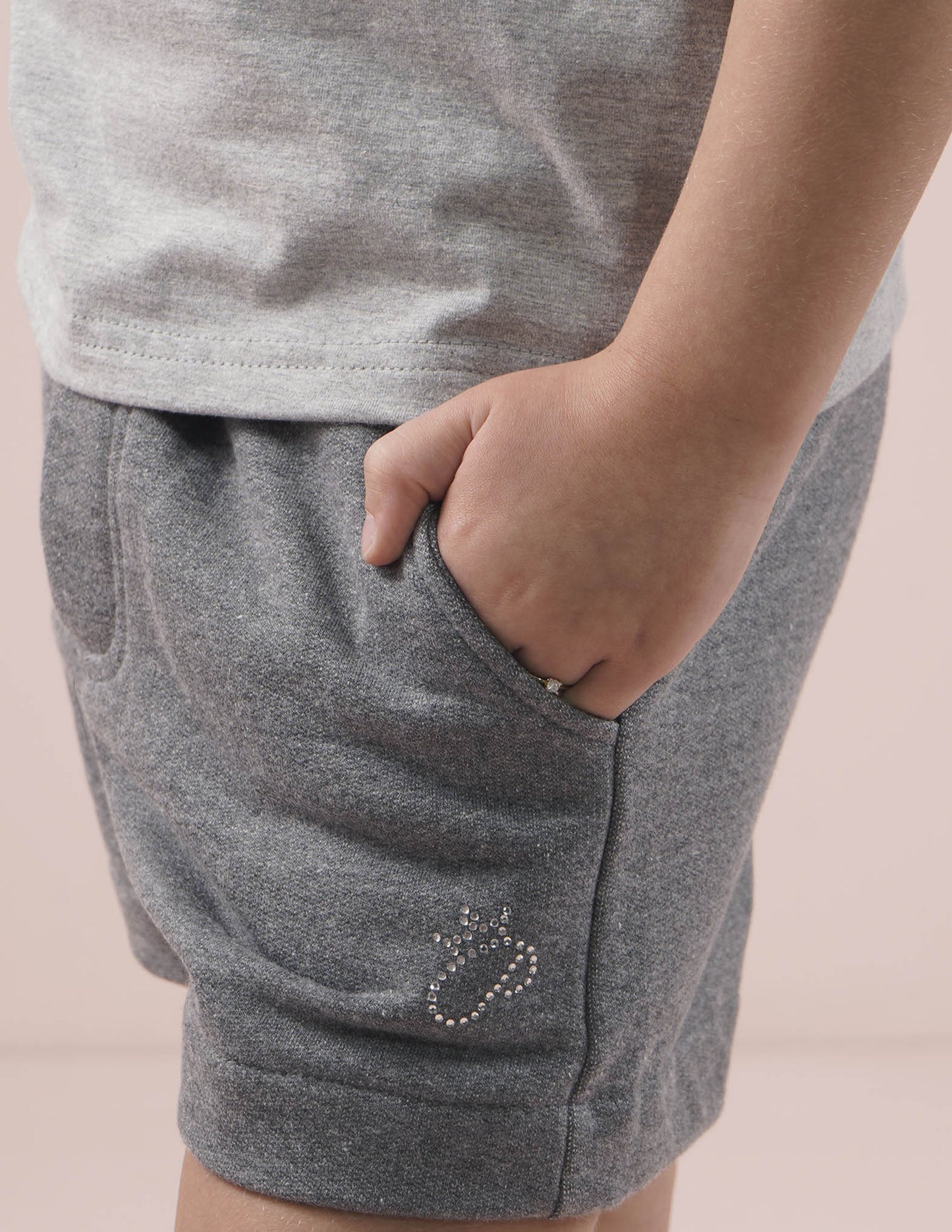 Short Moletom Cristal