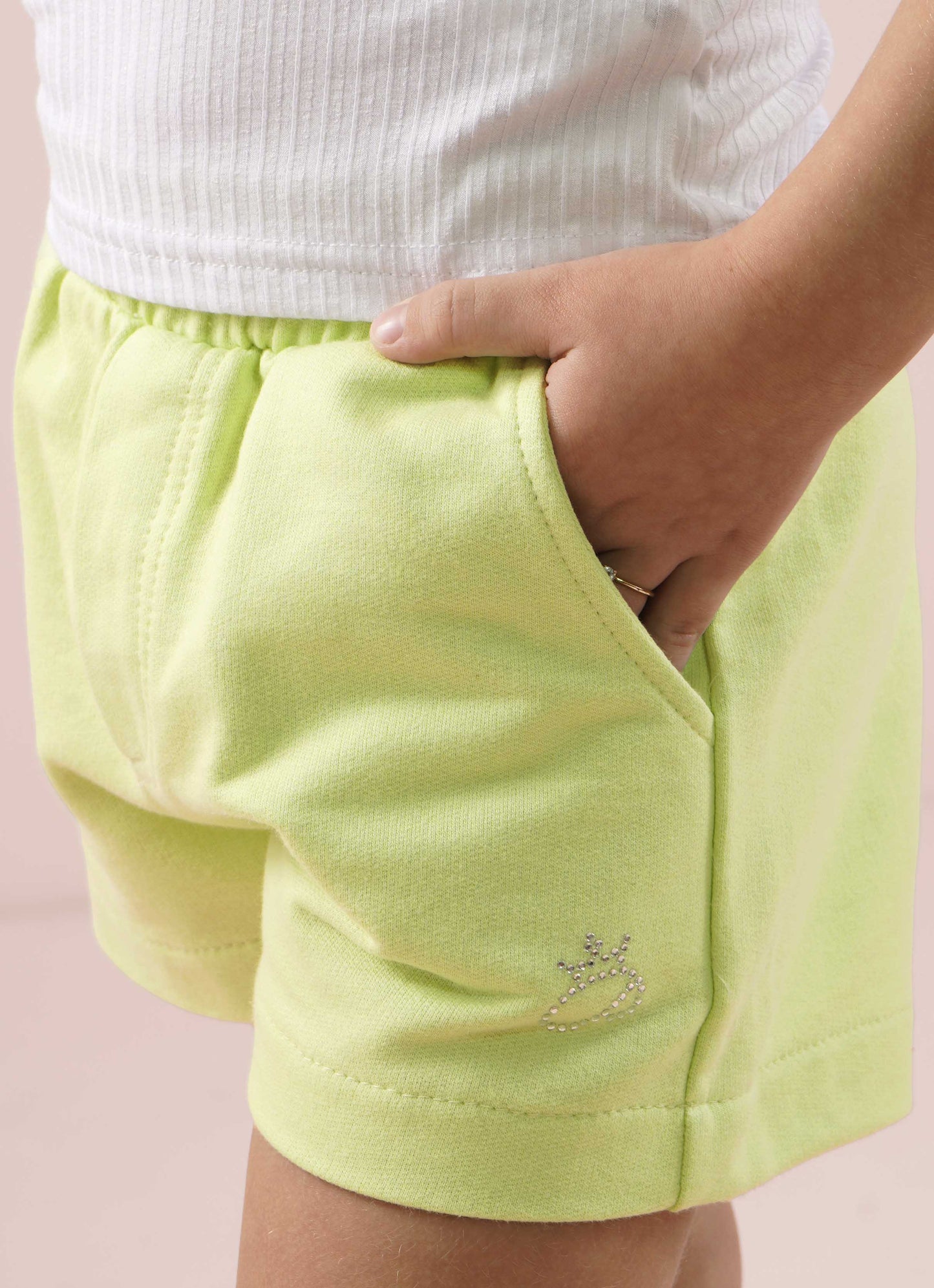 Short Moletom Cristal