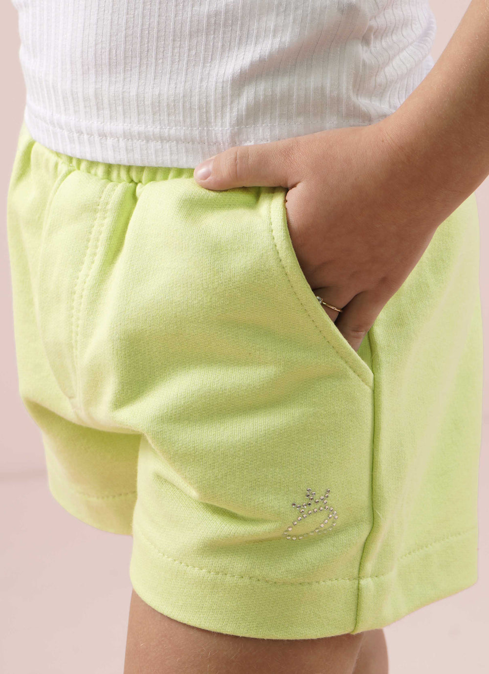 Short Moletom Cristal