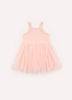 Vestido Alça e Calcinha Cotton e Tule