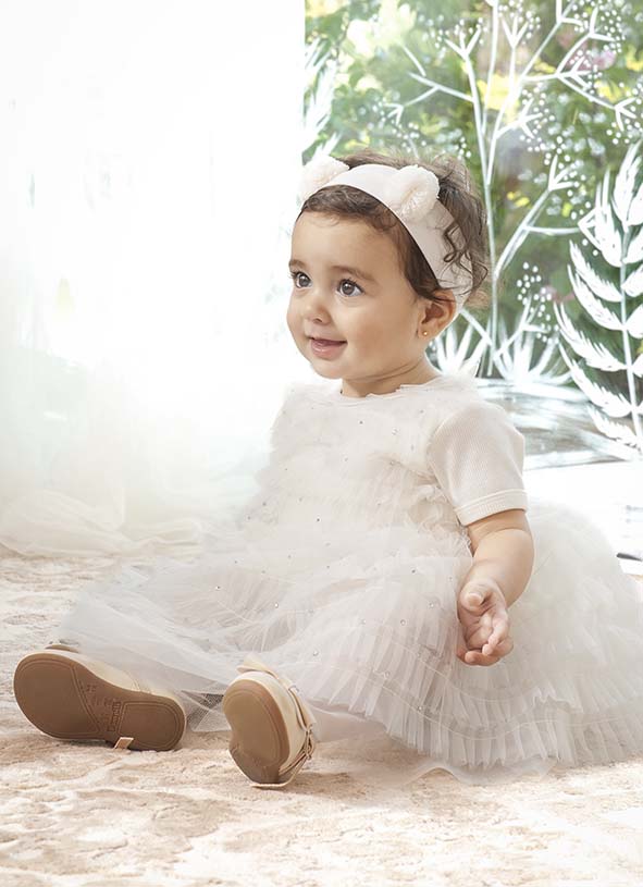 Vestido Ribana e Tule