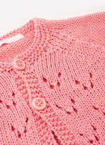 Casaqueto Tricot Pontos Vazados