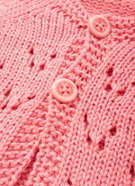 Casaqueto Tricot Pontos Vazados