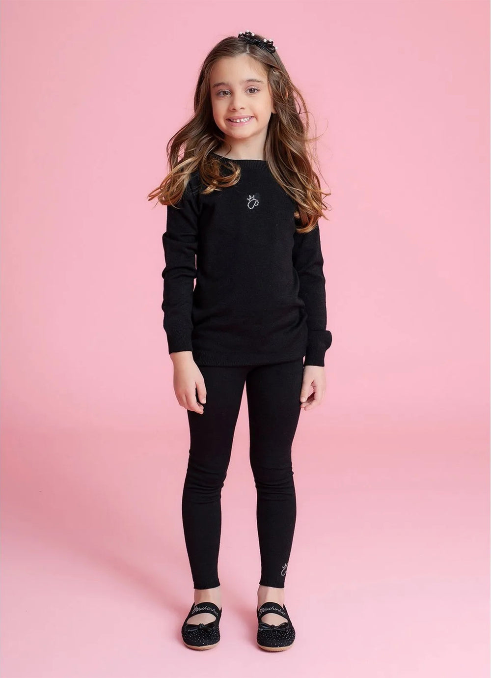 Calça Legging Tricot Sem Costura