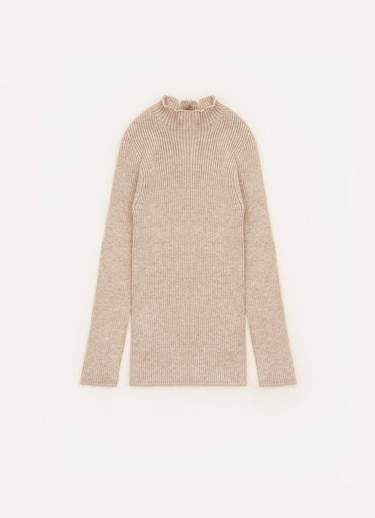 Básica Tricot Sem Costura Canelada