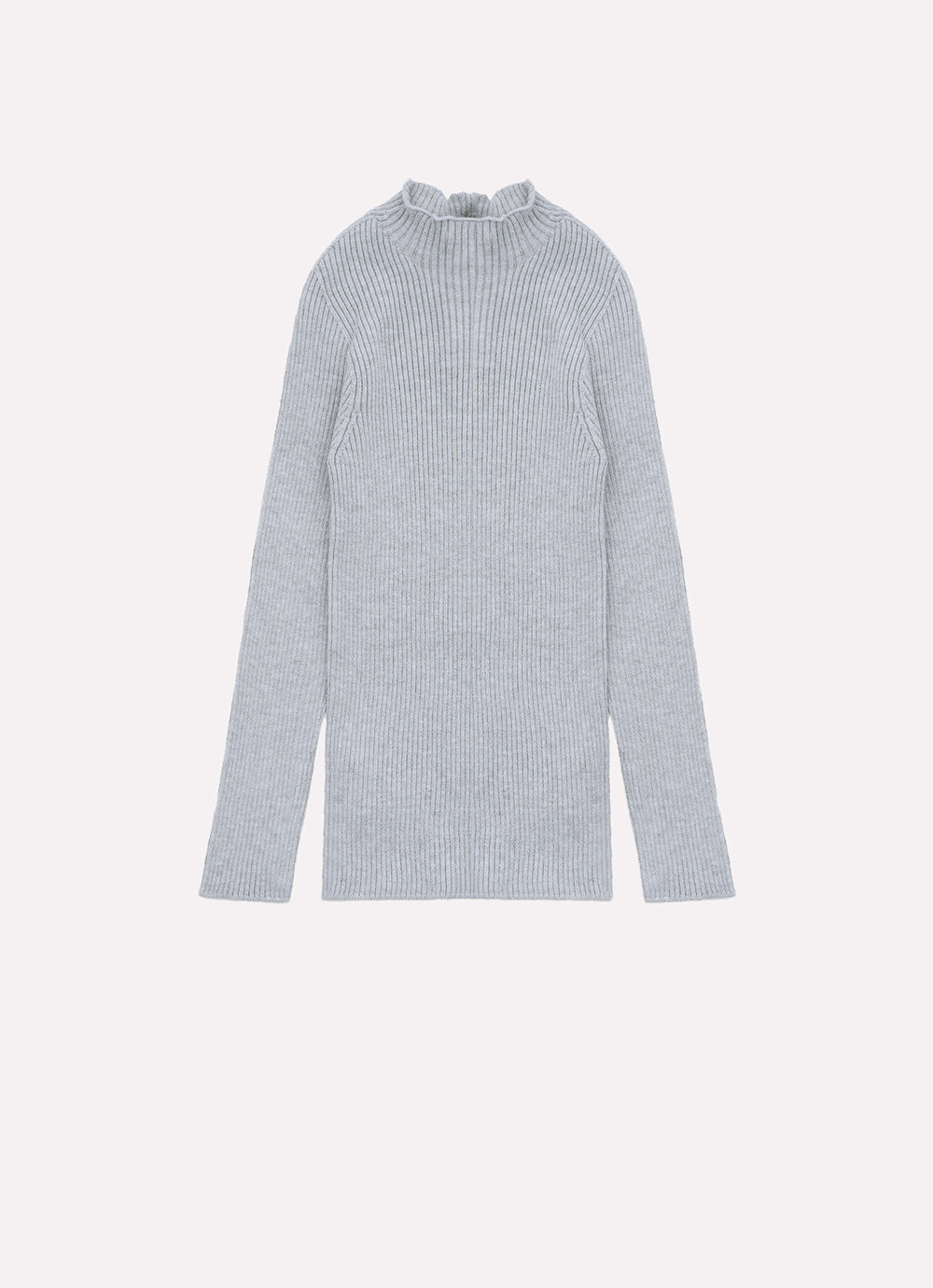 Básica Tricot Sem Costura Canelada