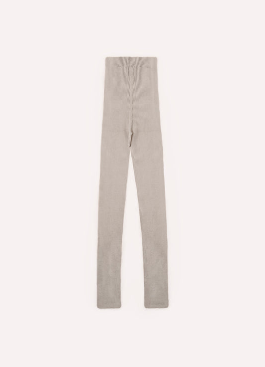 Calça Legging Tricot Canelado Sem Costura