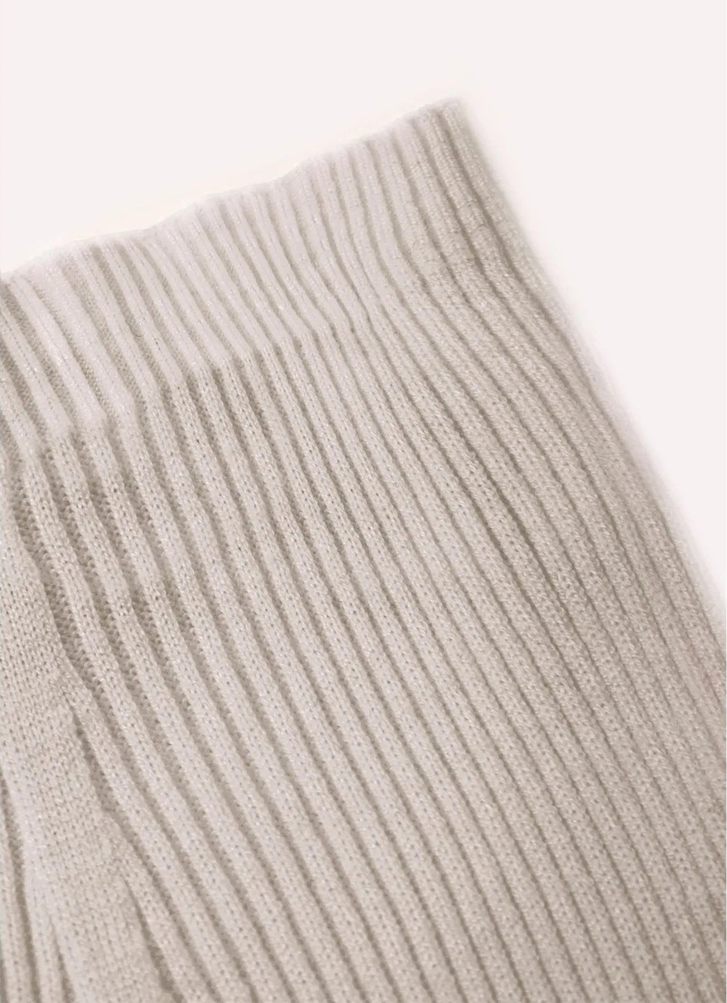 Calça Legging Tricot Canelado Sem Costura