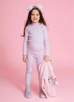 Calça Legging Tricot Canelado Sem Costura
