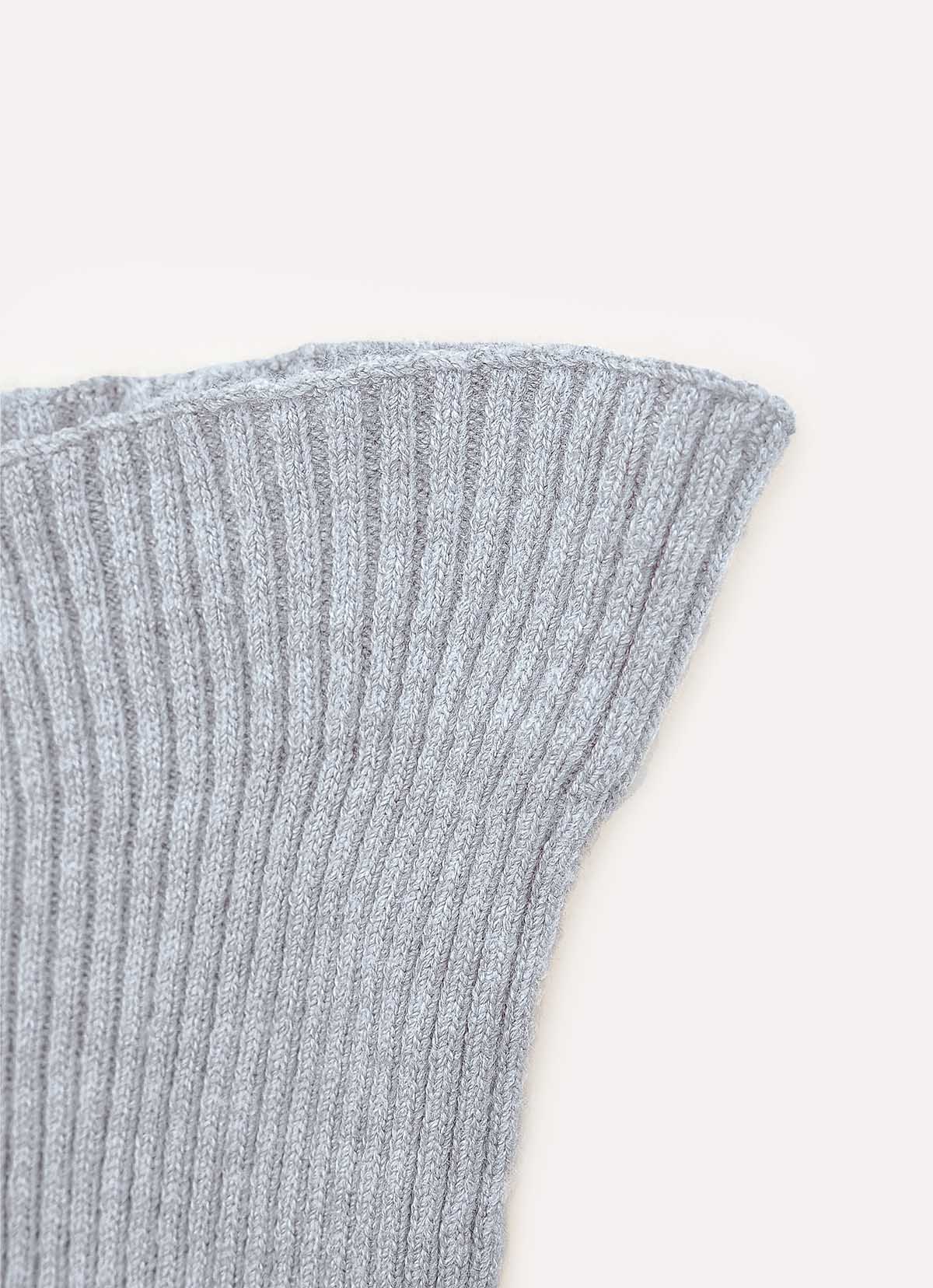 Calça Legging Tricot Canelado Sem Costura