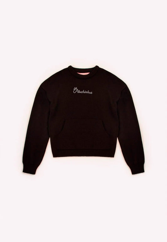 Blusa Tricot Bolsos Canguru