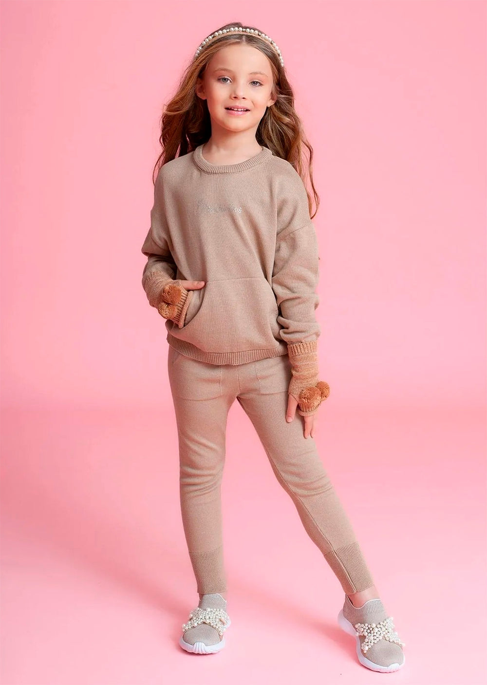 Blusa Tricot Bolsos Canguru