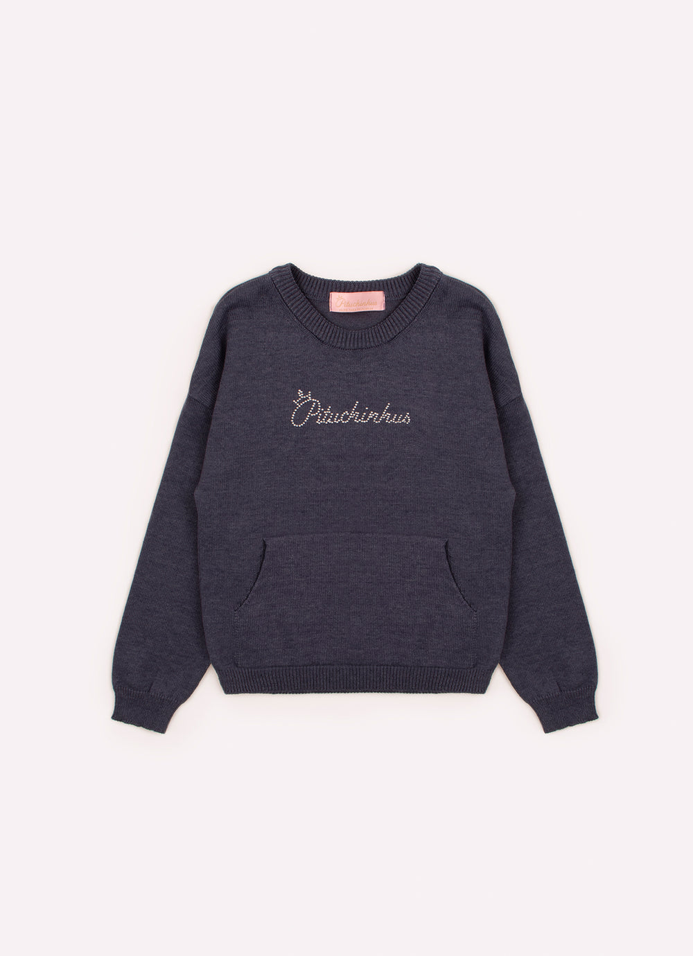 Blusa Tricot Bolsos Canguru