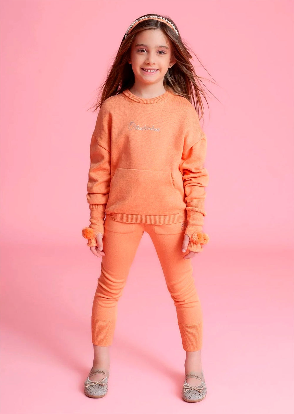 Blusa Tricot Bolsos Canguru