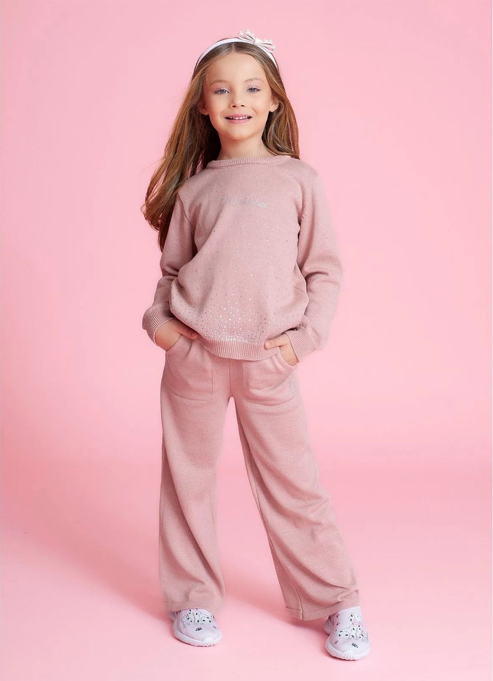 Calça Reta Tricot Pituchinhus