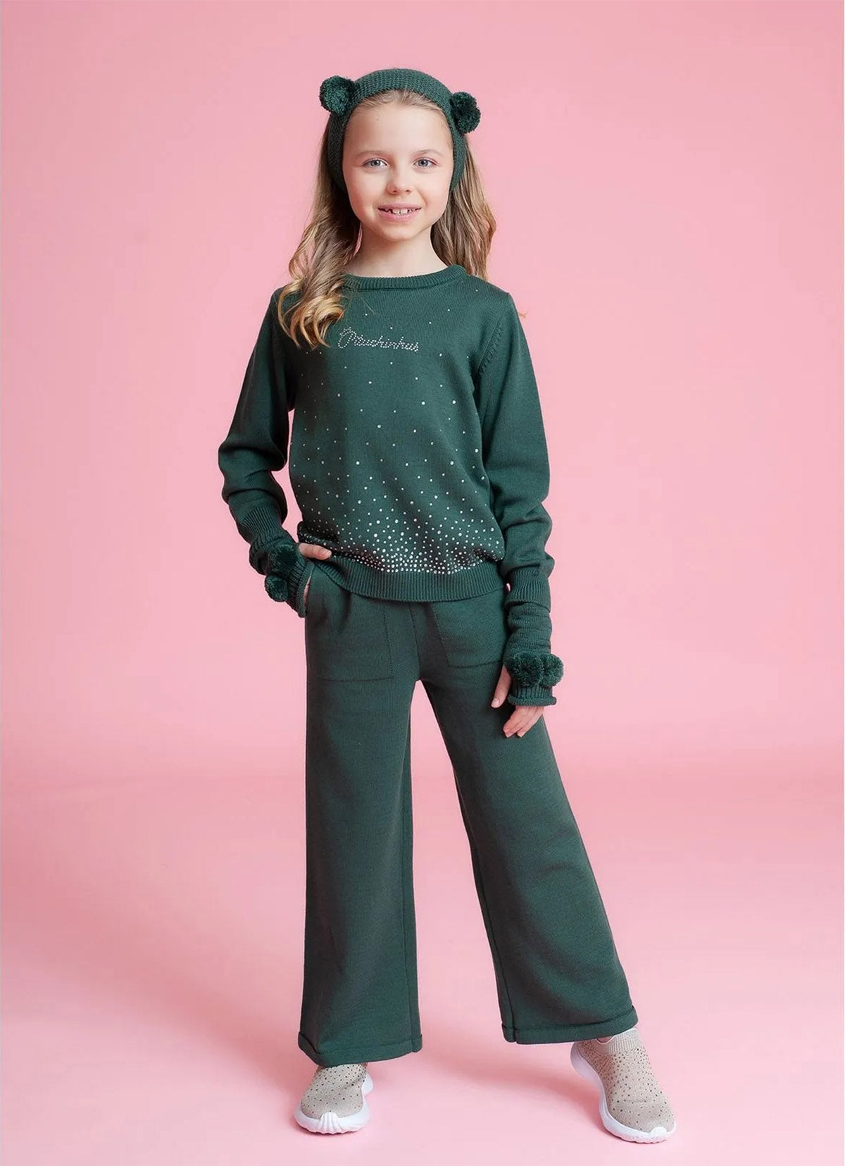 Calça Reta Tricot Pituchinhus
