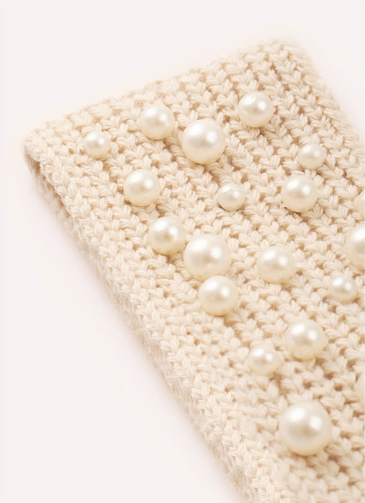 Faixa Tricot Pérolas