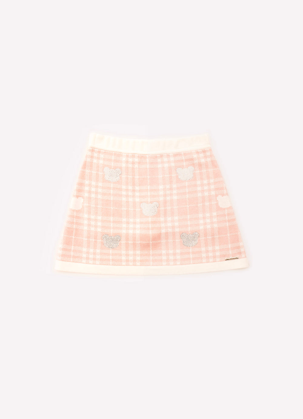 Saia Short Tricot Xadrez