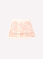 Saia Short Tricot Xadrez