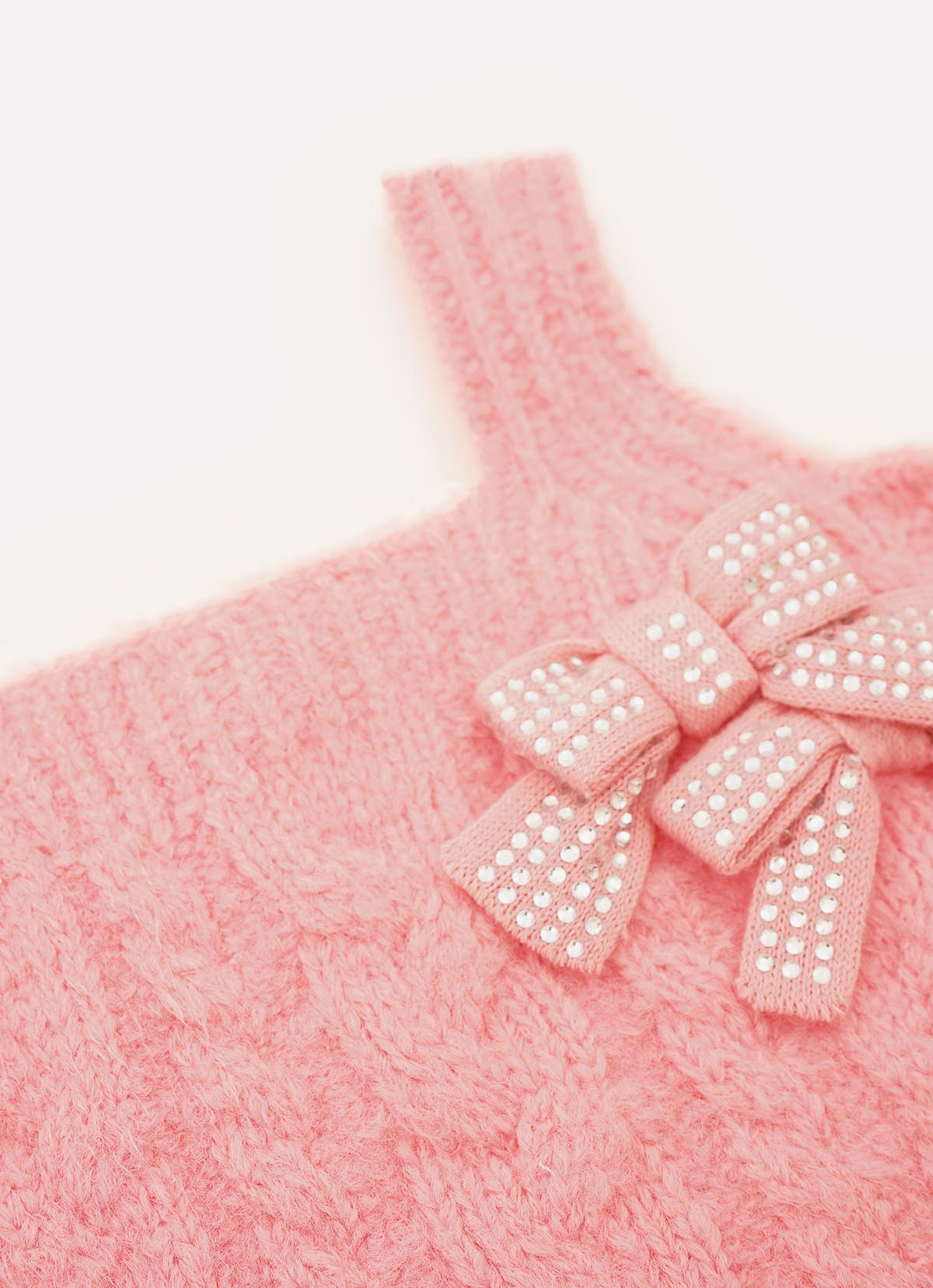 Colete Tricot  Sem Costura Laços