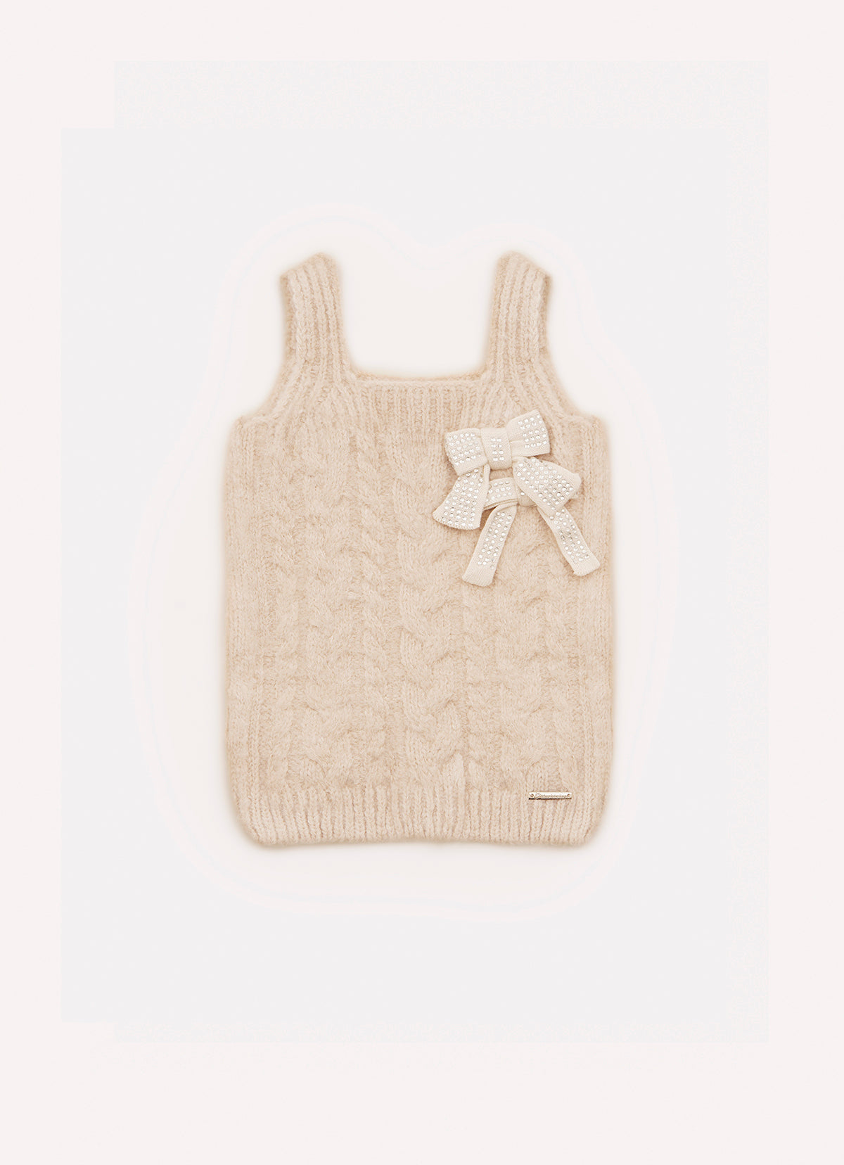 Colete Tricot  Sem Costura Laços