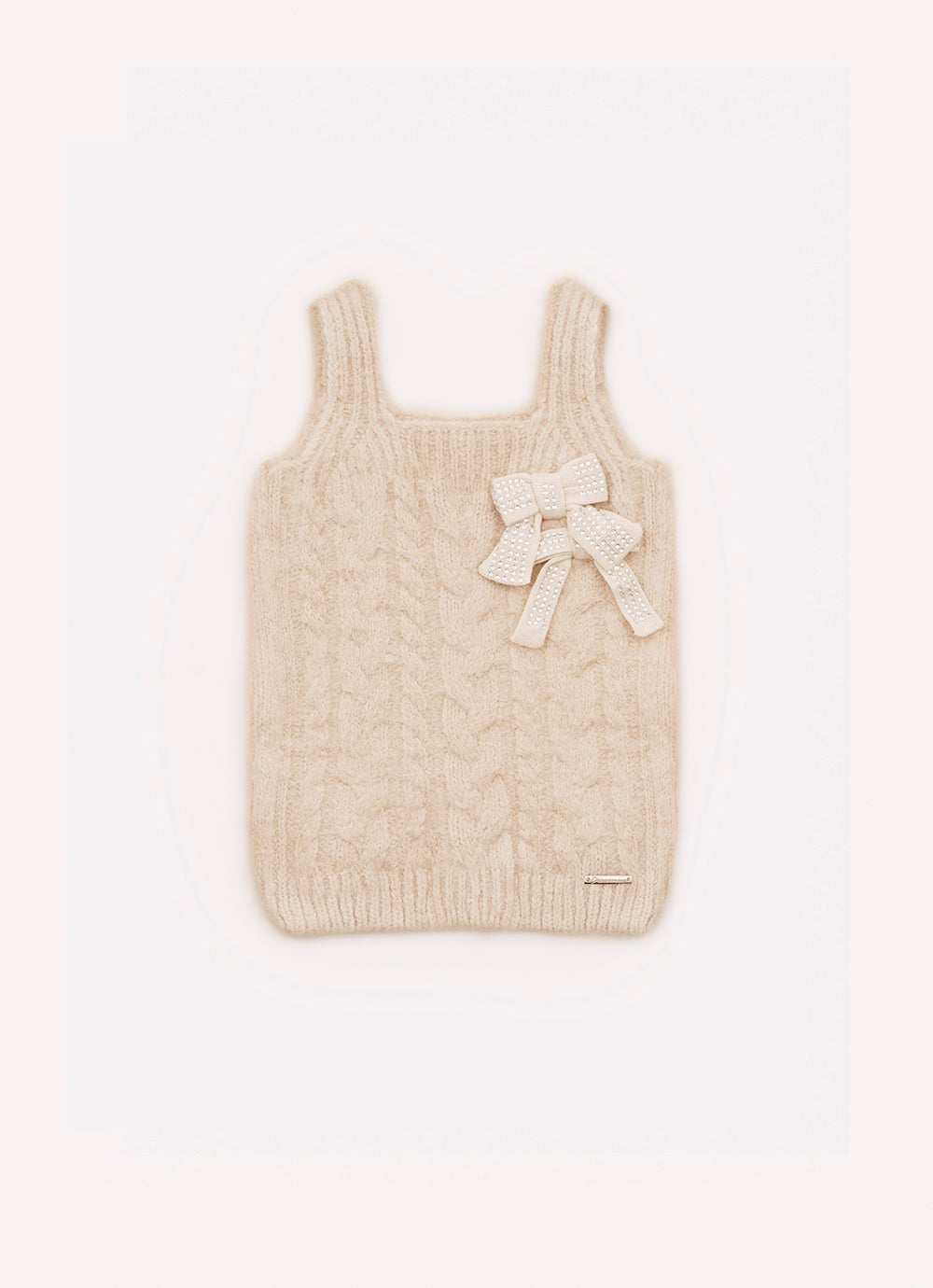 Colete Tricot  Sem Costura Laços