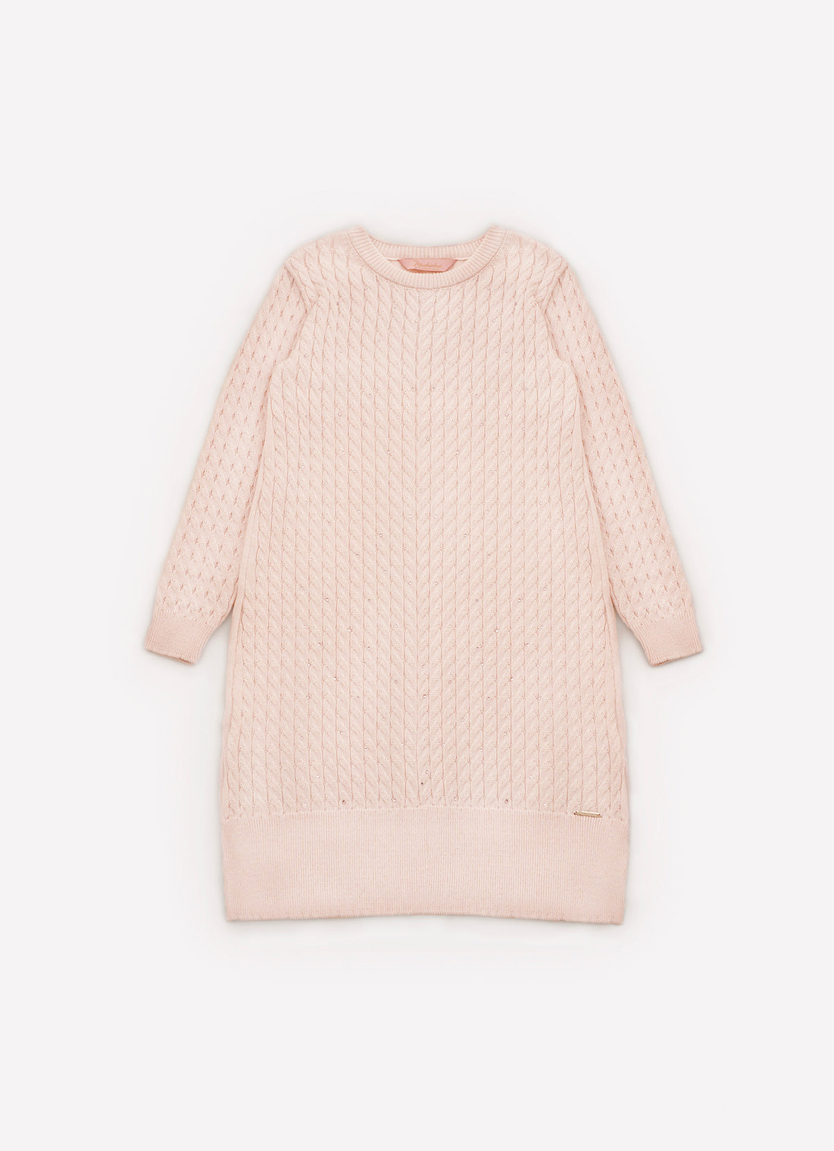 Vestido Tricot Ponto Trança