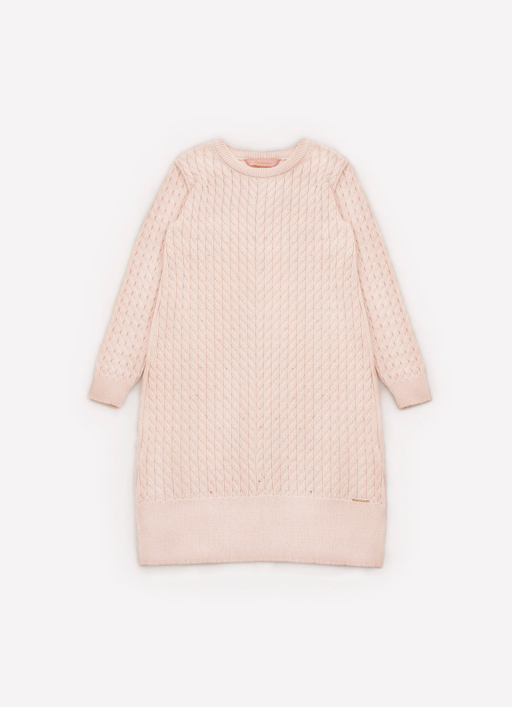 Vestido Tricot Ponto Trança