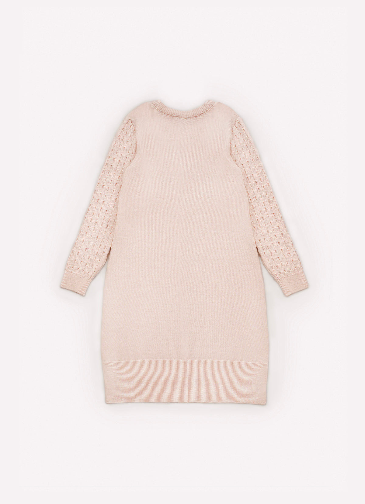 Vestido Tricot Ponto Trança