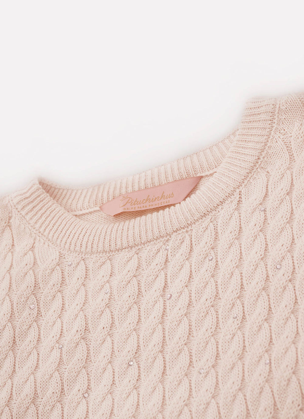 Vestido Tricot Ponto Trança