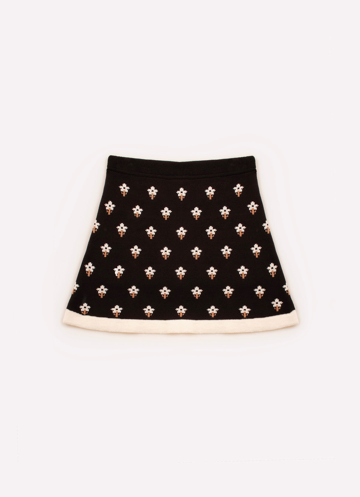 Saia Short Tricot Bordados