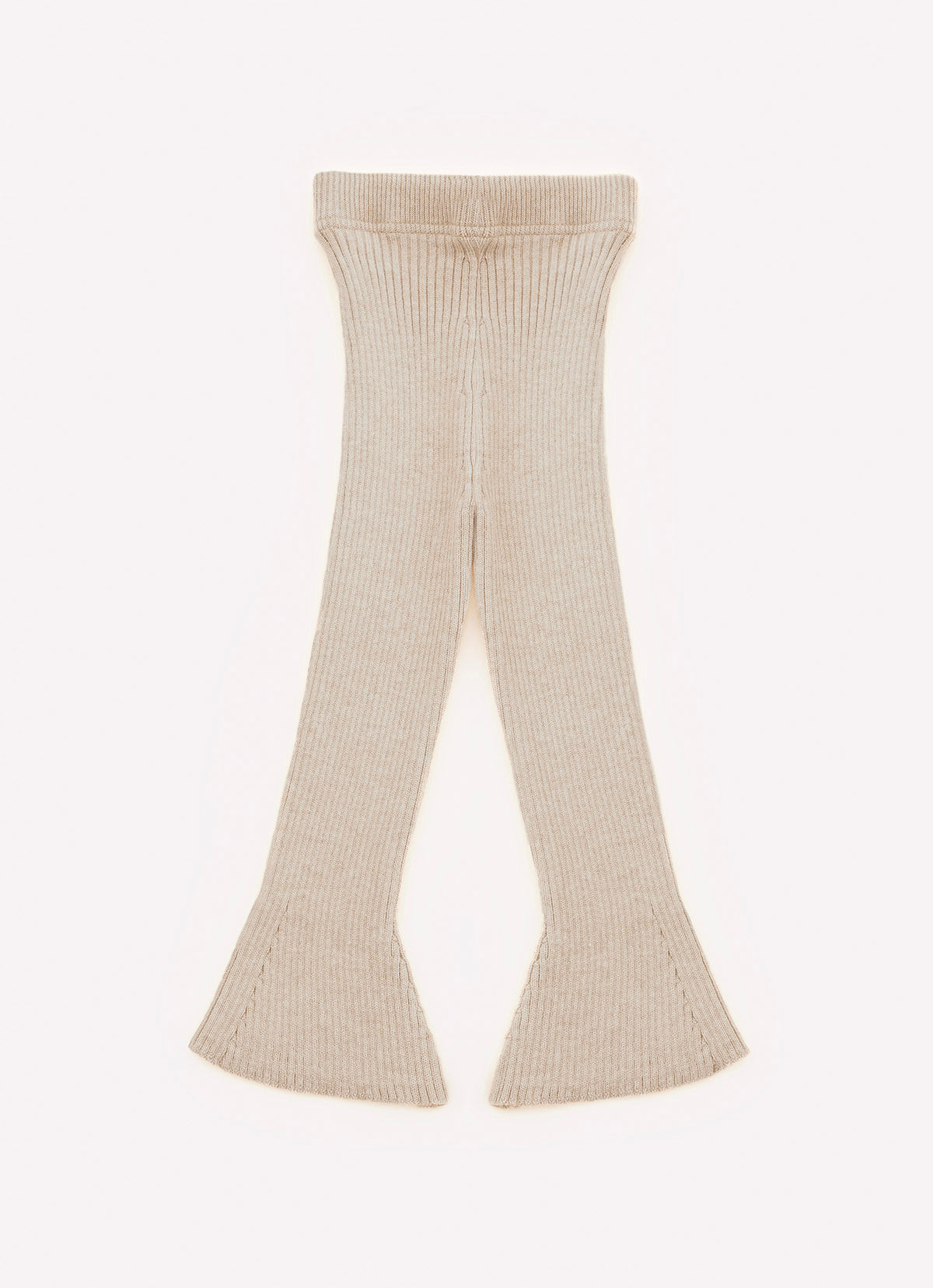 Calça Tricot Canelado Flare
