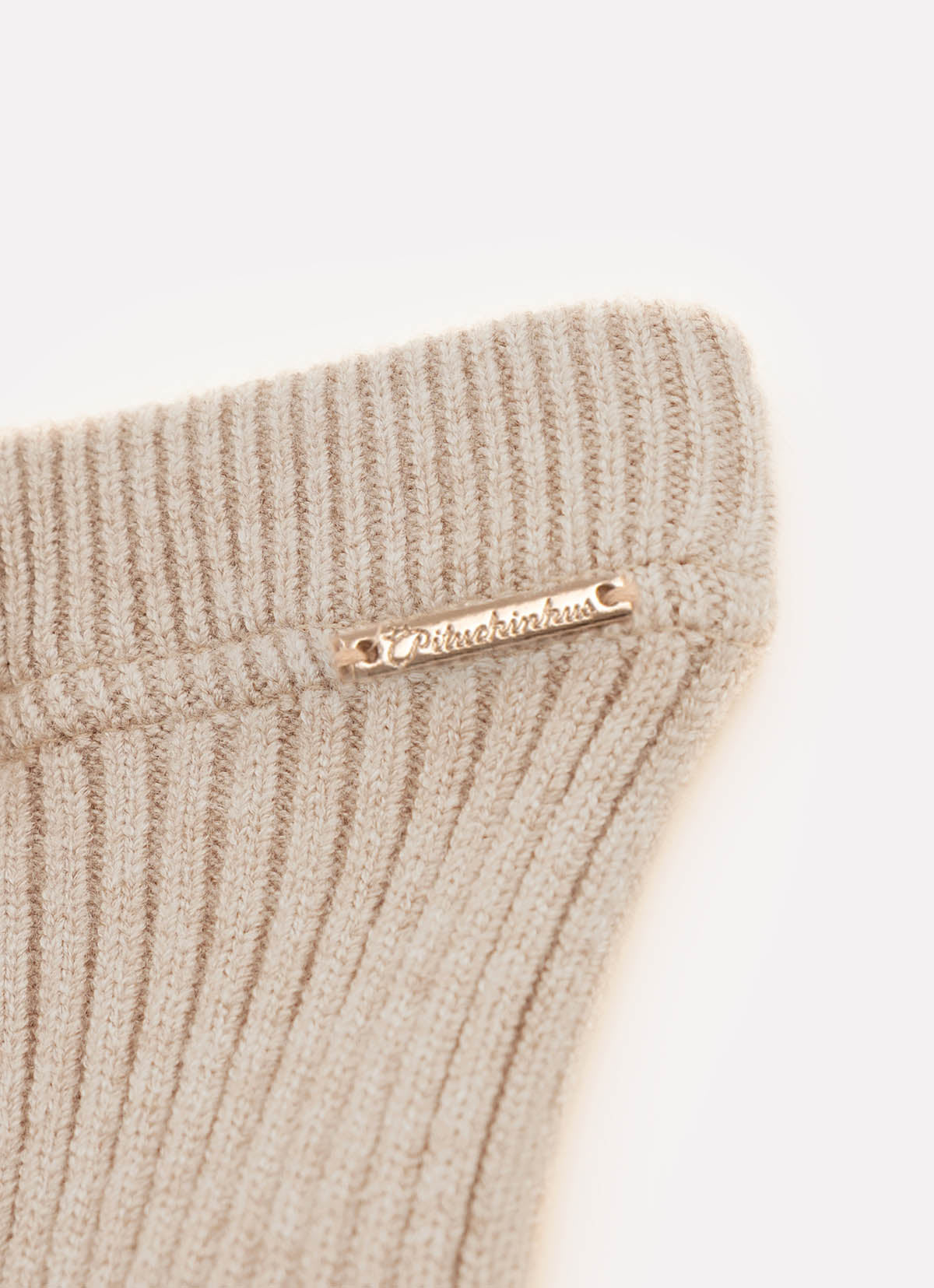 Calça Tricot Canelado Flare