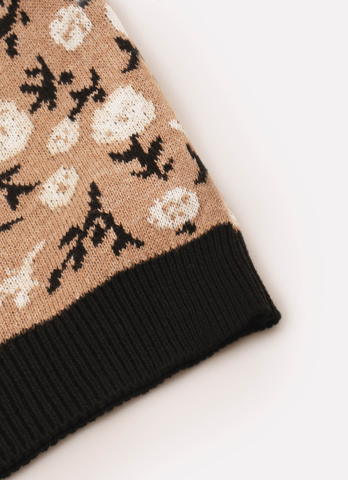 Colete Cropped Tricot Florzinhas