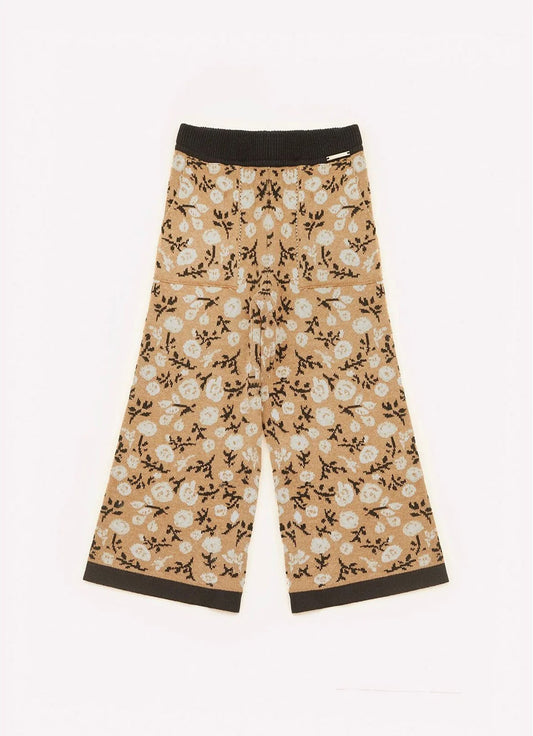 Calça Tricot Florzinhas