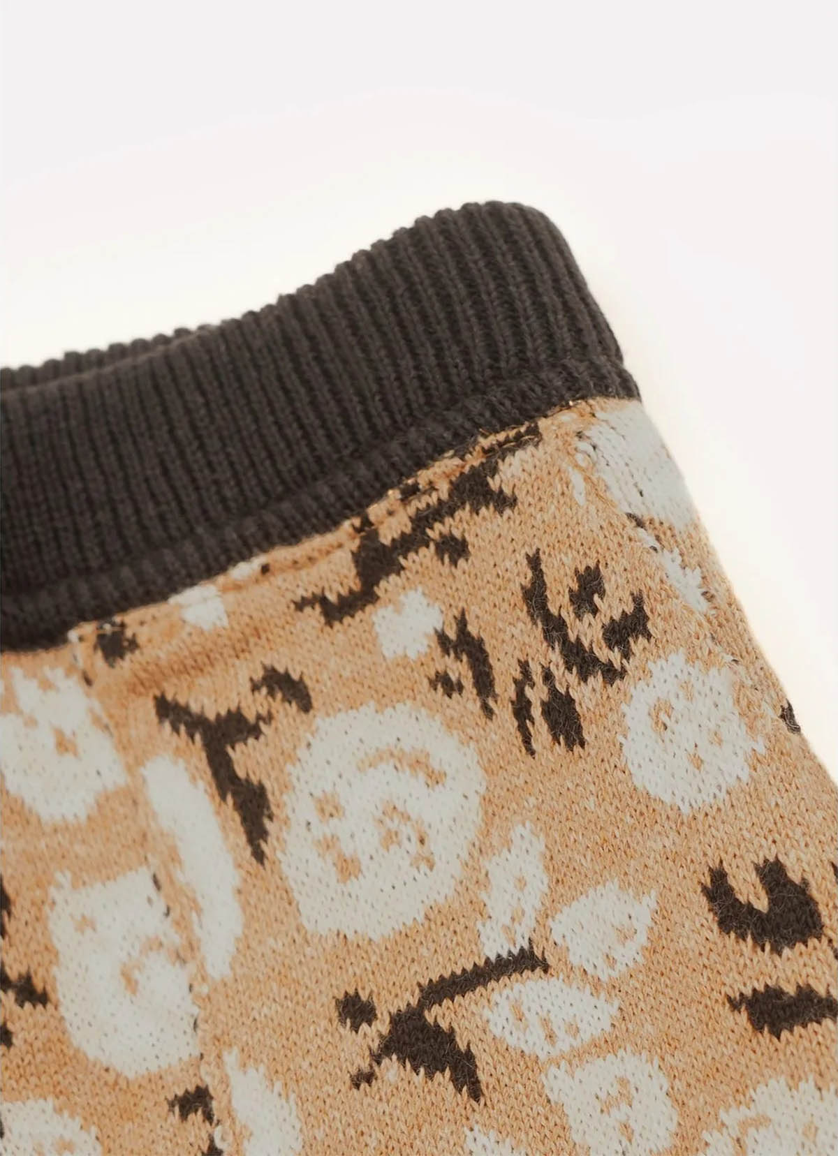 Calça Tricot Florzinhas