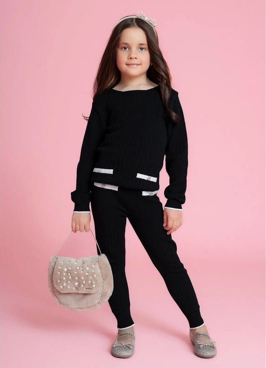 Blusa Tricot Ponto Trança