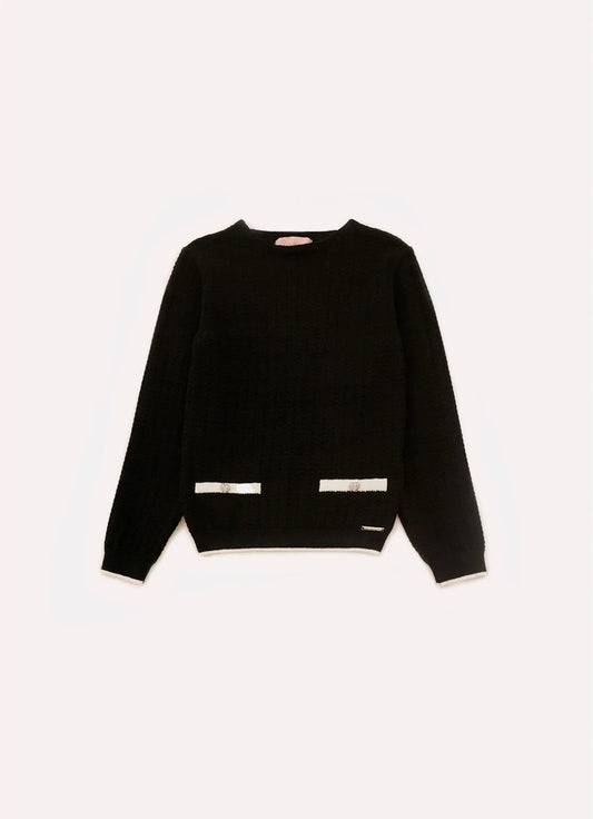 Blusa Tricot Ponto Trança