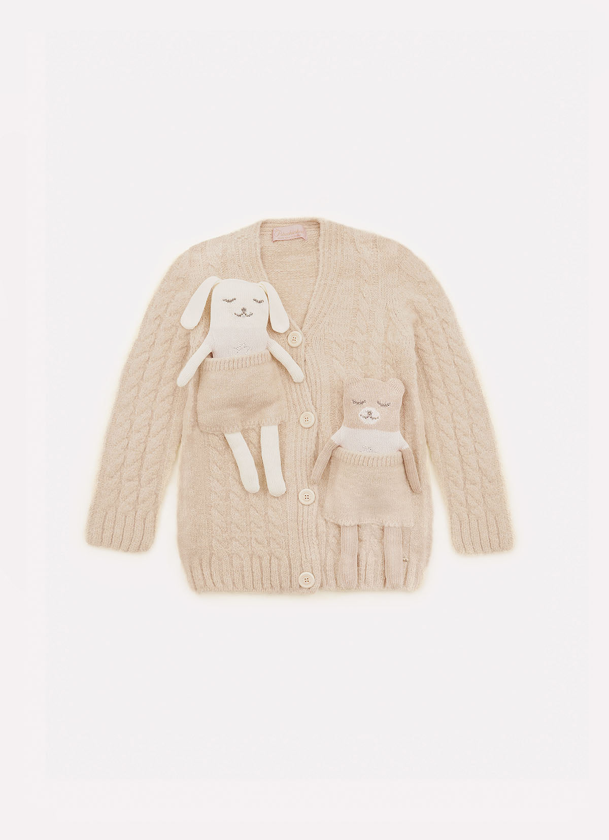 Casaco Tricot Ponto Trança