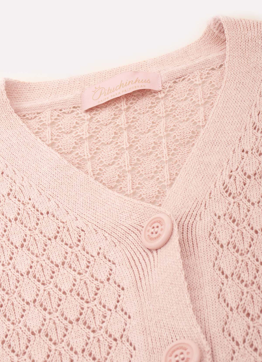 Casaco Tricot Ponto Renda