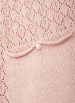 Casaco Tricot Ponto Renda