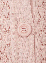Casaco Tricot Ponto Renda