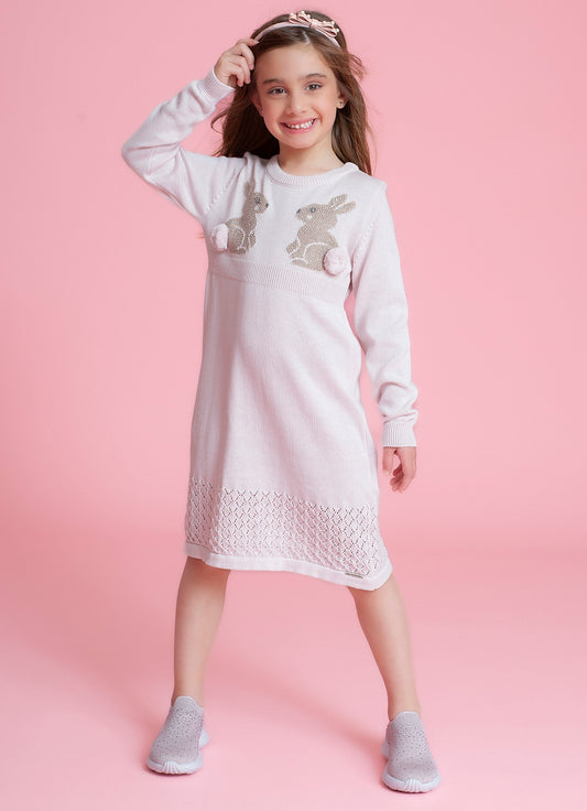 Vestido Tricot Bichinhos