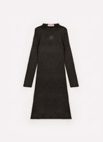 Vestido Tricot Canelado Sem Costura
