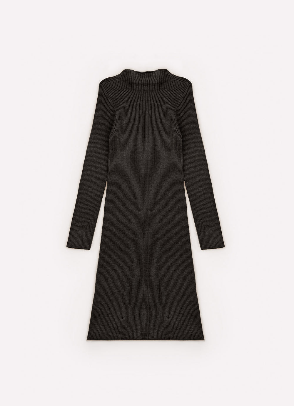 Vestido Tricot Canelado Sem Costura