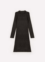 Vestido Tricot Canelado Sem Costura