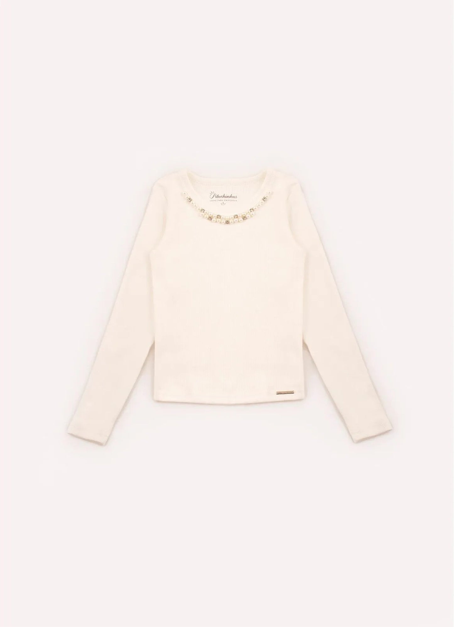 Blusa Rib Bordados