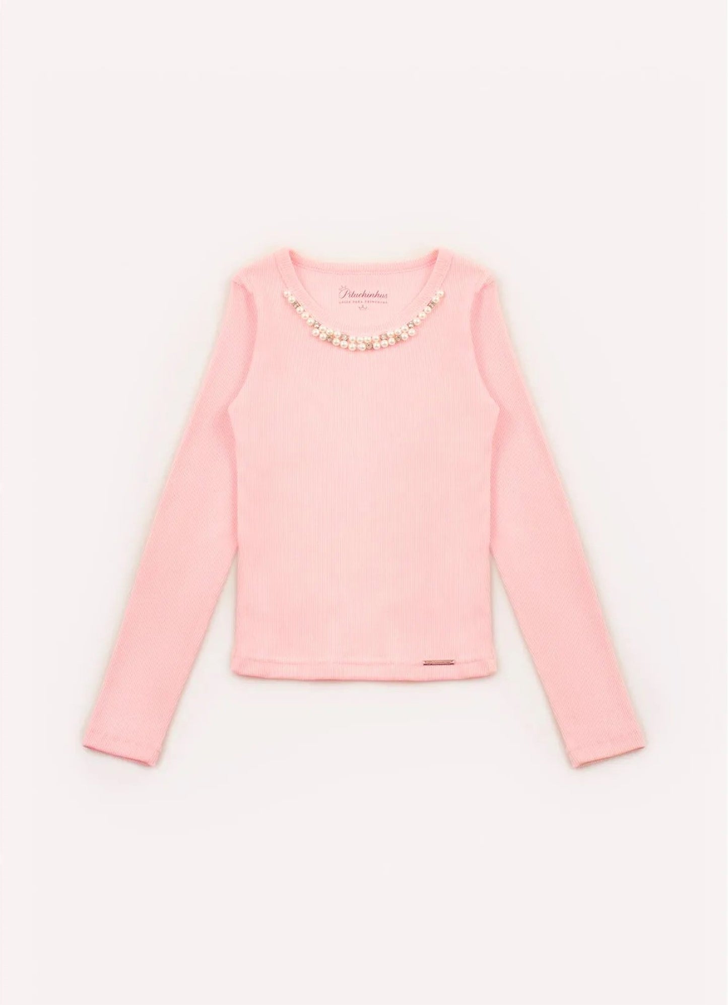 Blusa Rib Bordados