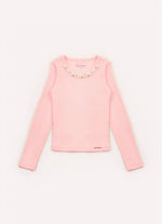 Blusa Rib Bordados